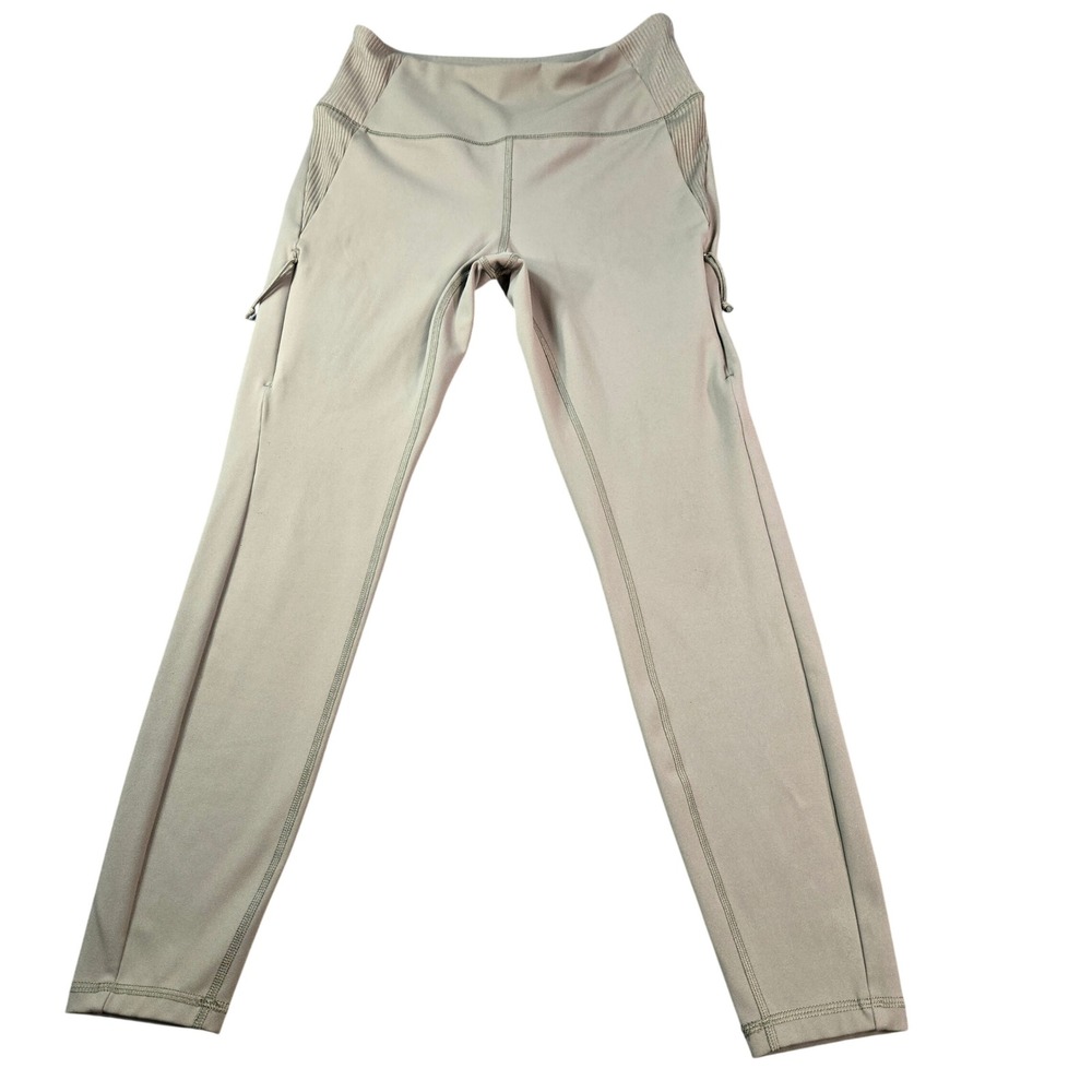 Avalanche Outdoor Supply Co Women's Size Medium Sage Green Ribbed Cargo Leggings